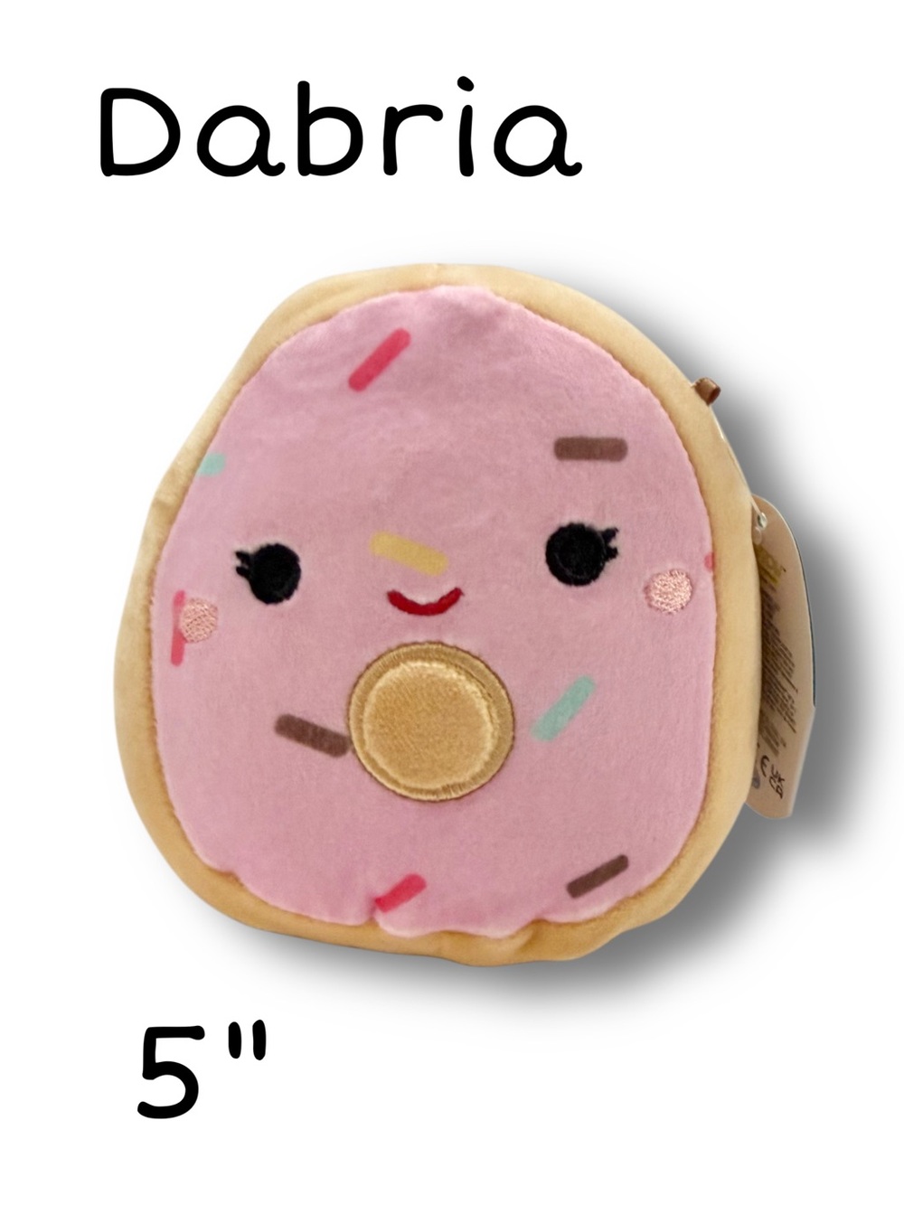 Squishmallows Dabria the Pink Donut with Sprinkles Plushie New with Tags